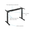 Electric Lift Table with Precision Controls up and Down Desk Motorized Height Adjustable Workstation for Office Use