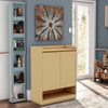Space Saving Modern Shoe Organizer Cabinet for Apartment Entryway Storage