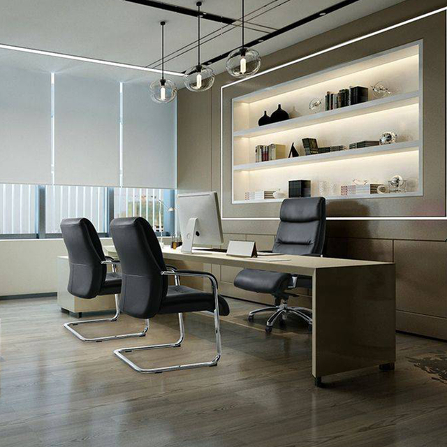 Professional Breathable Backrest Leather Conference Chair for Boardroom Settings