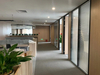 Demountable Modular Glass Partition System Flexible Office Space Divider with Aluminum Frame Structure