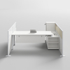Novel Design Customized Colors Staff Furniture 8 Seater Workstation Office Desk