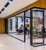 Innovative Glazed Glass Partition With Aluminum Frame for Soundproof Office Meeting Room