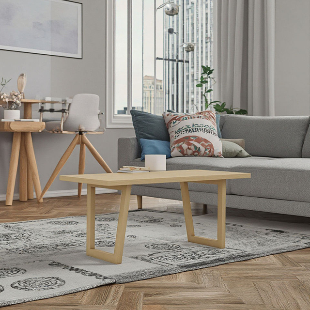 Simple Modern Living Room Wooden Modern Tea Table Coffee Table,Wood Tea Desk for Small Apartments Home Use