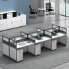 Customized Colors Employees Workstation Desk Options for a Clutter-Free Workspace