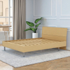 Loft-Style Elevated Wood Bed with Storage Wooden Bed Design Catalogue for Small-Space Dwellers
