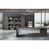 Elegant Furniture Density Fiberboard Suitable Home Workstations Standing Modern Executive Office Desk