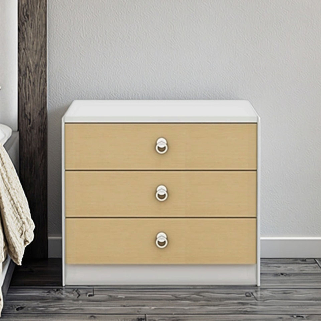 Minimalist Bedroom Nightstand Sleek Modern Bedside Table for Small Spaces