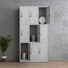 Commercial Grade Metal Multi 9 Door Storage Cabinet Lockers for Office School Home Use and Supermarket Use