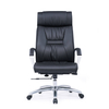 Leather Backrest and Adjustable Height Mechanism Space-Saving Ergonomic Chair for Compact Workstations