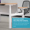 Up and Down Desk Smart Desk 3-Section Electric Adjustable Dual-Seat Workspace Ergonomic Workstation Dual-Seat Adjustable Desk