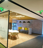 Durable Aluminum Profile Glass Partition for Corporate Office Conference Room Soundproof Transparent Divider
