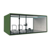 Instant Privacy Pod for Open Space Office Features Ventilation Power and LED Light for Seamless Work Sessions
