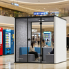 Sustainable Soundproof Workspace Pod Carbon-Neutral Acoustic Booth for Eco-Conscious Enterprises and Libraries