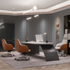 Custom Color Options OEM/ODM Managerial Brown Leather Executive Office Chair for Professional Environments
