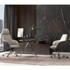 Custom Color Options OEM/ODM Managerial Brown Leather Executive Office Chair for Professional Environments
