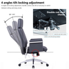 Luxury Custom-Made Executive Seat Leather Office Chairs with Wheels for VIP Offices