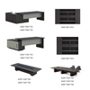 Elegant Furniture Density Fiberboard Suitable Home Workstations Standing Modern Executive Office Desk