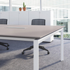Factory-Standard Materials Wooden with Steel Frame Table Legs Conference Table Meeting Desk