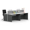 Ergonomic Eco Friendly Materials Professional Staff Use Minimalist Office Workstations and Desks