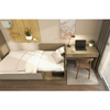 Customized Apartment Suite Two Bedrooms and Twin Beds Per Room with Storage Rack Shoe Cabinet Wardrobe Desk Shower Cabinet