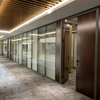 Modern Modular Glass Partition for Office Customizable Layout High Performance Acoustic Division Wall