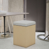 Compact & Stylish Seating Small Wooden Stool for Apartment Dining,Multi-Functional Wood Stool - Dining Side Table or Step Stool