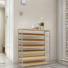 Space Saving Shoe Racks for Home Apartments Custom Size Modern Entryway Storage OEM Service