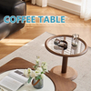 Premium Wood Conference Table Custom Size Brown Finish Modern Office Coffee Table for Executive Meetings and Corporate Lobbies