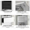 Durable & Secure Storage Solutions 0.6mm Steel Master File Cabinets for Home Office School