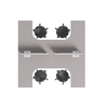 Budget Friendly Modular Desk Computer Standing Desk Office for Shared Workspace and School Faculty Room