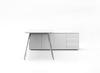 L Shaped Furniture Boss Table Design Modern Ceo Manager Desk Executive Wooden Office Table for Office Hotel School