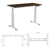Smooth Motion Home Office Solution up Down Height Adjustable Ergonomic Electric Desk for Sit Stand Home Office Work