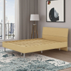Loft-Style Elevated Wood Bed with Storage Wooden Bed Design Catalogue for Small-Space Dwellers