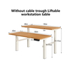 Up and Down Desk 4-Motor Height-Adjustable Workstation Electric Triple-Segment Quad-Motor Dual-Seated Adjustable Desk