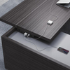 Elegant Furniture Density Fiberboard Suitable Home Workstations Standing Modern Executive Office Desk