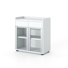 Multi Purpose Adjustable Shelves Wood System Records Documents Cabinet for Hotel Reception Corporate Archives