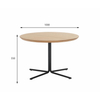 Reception Room Office Pantry Circular Shape Elegant Manager Office Table Design