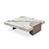 High End Customized Products Artificial Marble Coffee Table Set for Living Room Office Furniture