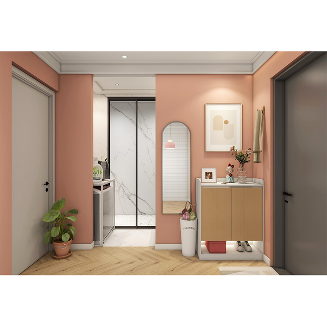 Space Saving Modern Shoe Organizer Cabinet for Apartment Entryway Storage