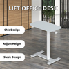Versatile up and Down Desk for Small Spaces Featuring Pneumatic Lift Mechanism Ideal Overbed Standing Desk or Compact Side Table
