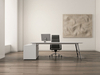 L Shaped Furniture Boss Table Design Modern Ceo Manager Desk Executive Wooden Office Table for Office Hotel School