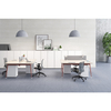 Trade Customization Office Furniture Wooden Frame Cubicle Partition Office Staff Desk Set