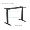 Electric Height Adjustable Standing Desk up and Down Desk Ergonomic Sit to Stand Workstation for Office & Home Use