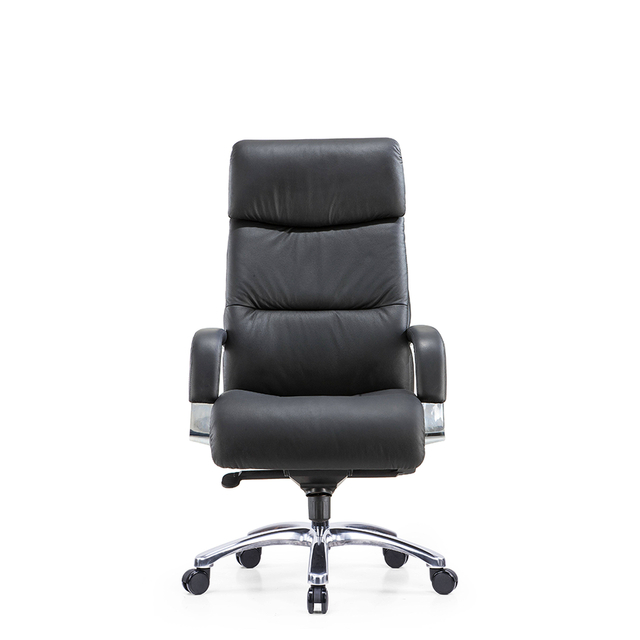 High-End Leather and Ergonomic Design Task High Back Leather Executive Chair Office Chair for Modern Workstations