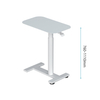 Commercial Office Furniture up and Down Desk Office Workstation Table Bedroom Use Small Pneumatic Lift Table