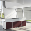 Ergonomic Workstation Simple Business Design Minimalist Staff Sit Stand Office Desk for Corporate Use