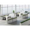 Modern Minimalist Office Reception Desk for Employees Simple Business Style Sturdy Workstation with Storage
