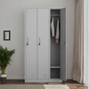 Premium Heavy Duty Steel 3 Door Wardrobe Storage Cabinet for Home Office School Guest Room