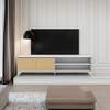 Custom Made TV Media Stand for Interior Design Projects Apartment Living Room Furniture