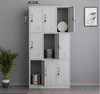 Commercial Grade Metal Multi 9 Door Storage Cabinet Lockers for Office School Home Use and Supermarket Use